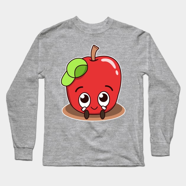 The Apple Who was a Cute Little Rebel Long Sleeve T-Shirt by FamiLane